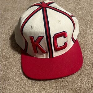 Red and White Kansas City Monarchs Baseball Cap